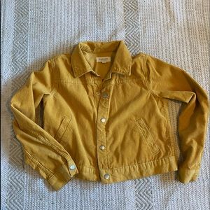 Pacsun corduroy yellow jacket